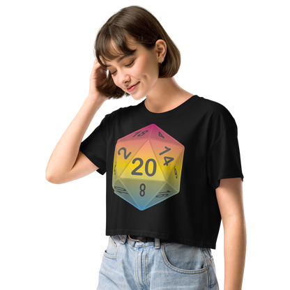 Pride Dice - Pansexual Women’s crop top