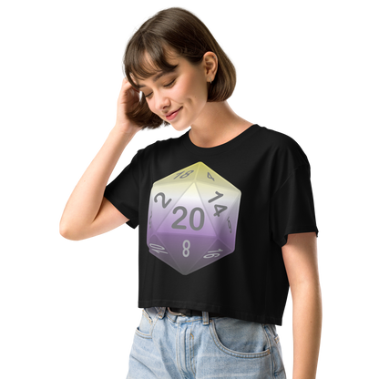 Pride Dice - Non-binary Women’s crop top