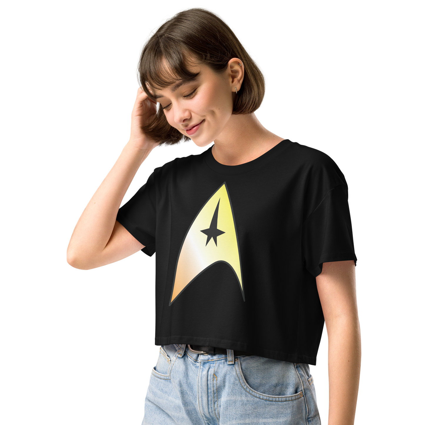 Starfleet Insignia - Maverique Pride Women’s crop top