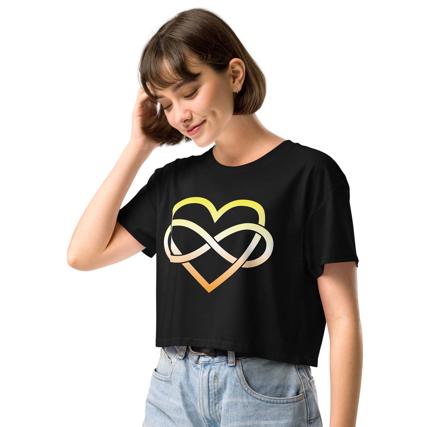 Polyamory Infinity Heart - Maverique Women’s crop top