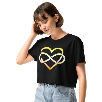 Polyamory Infinity Heart - Maverique Women’s crop top