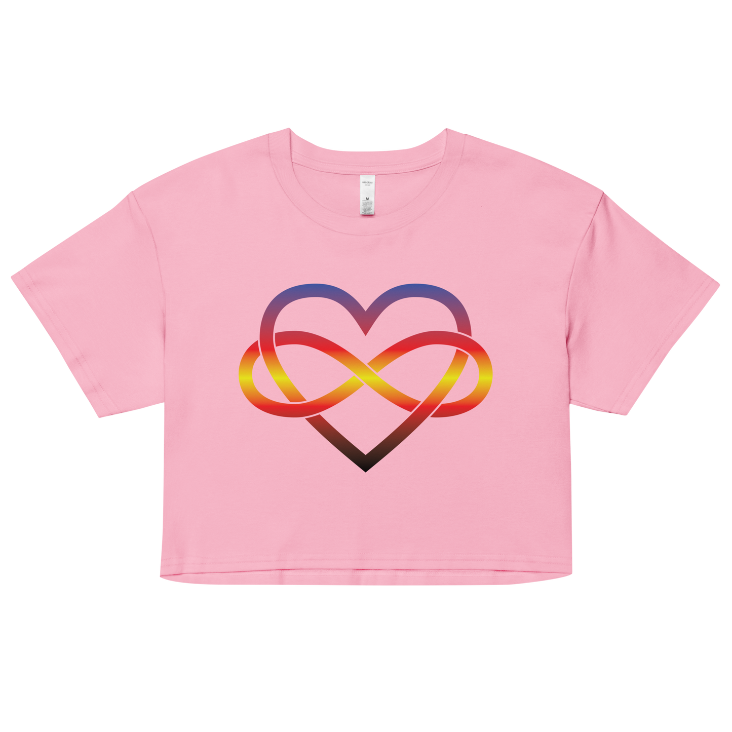 Polyamory Infinity Heart - Polyamory Women’s crop top