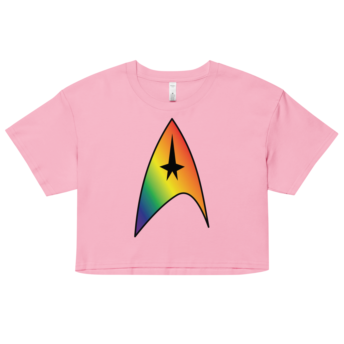 Starfleet Insignia - Rainbow Pride Women’s crop top