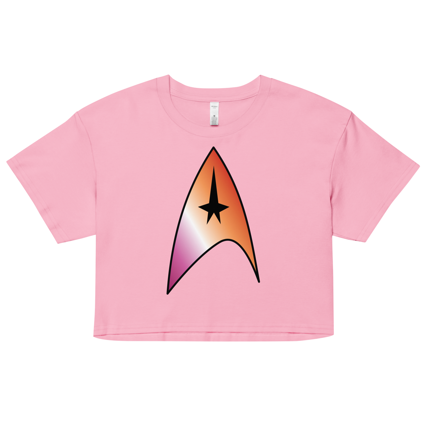 Starfleet Insignia - Lesbian Pride Women’s crop top