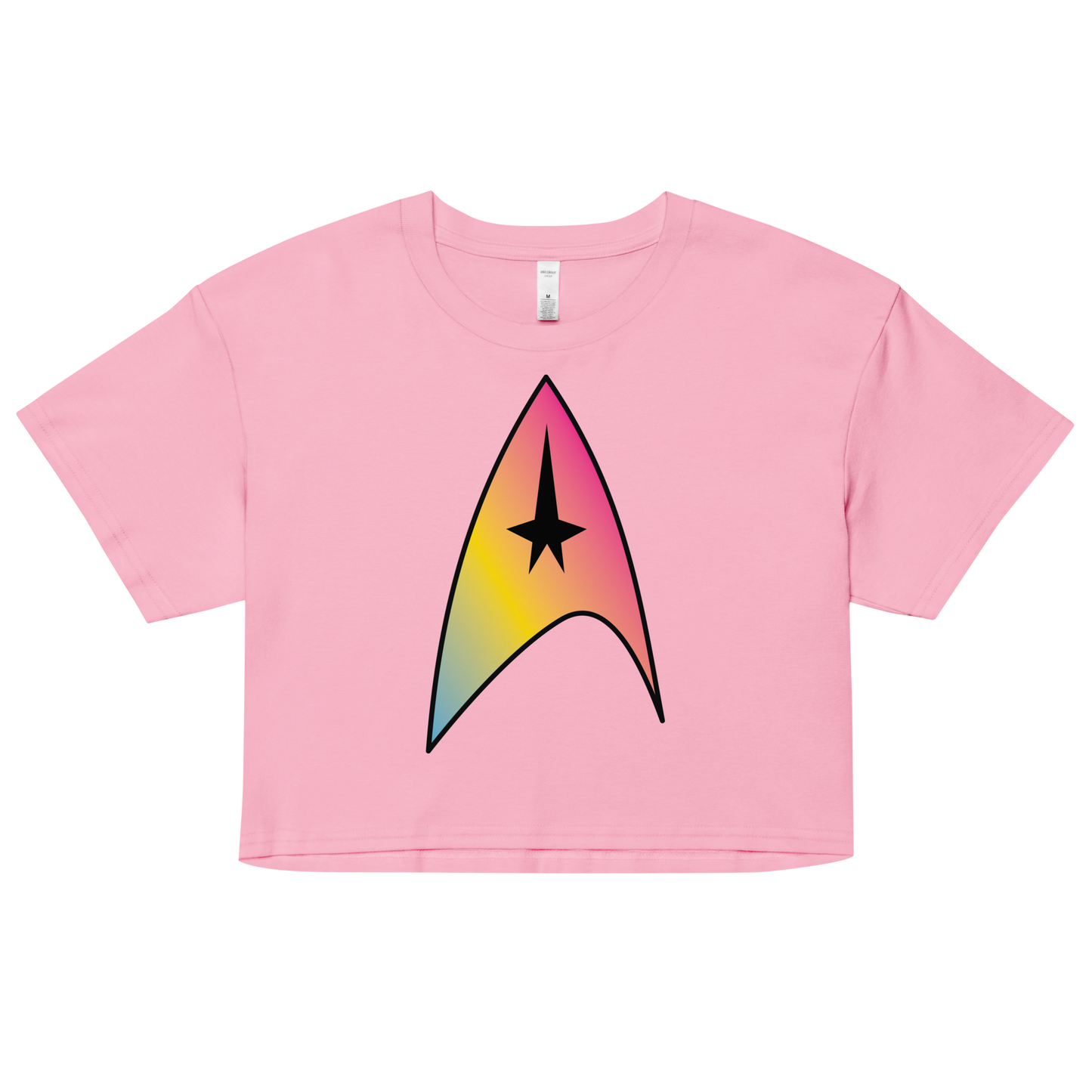 Starfleet Insignia - Pansexual Pride Women’s crop top