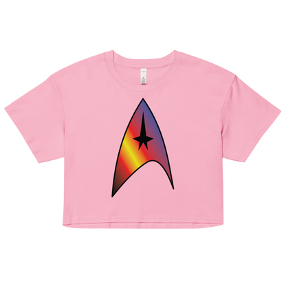 Starfleet Insignia - Polyamory Pride Women’s crop top