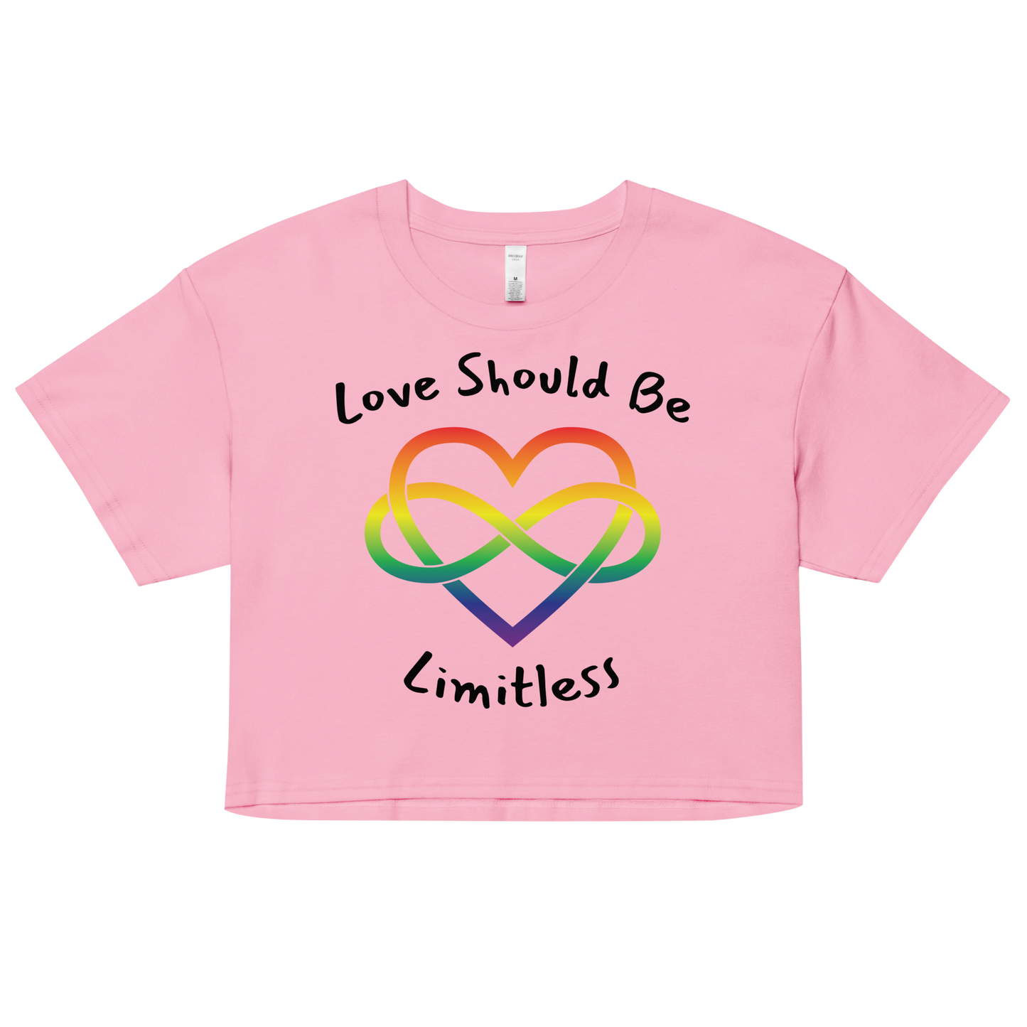 Love Should Be Limitless Women’s crop top