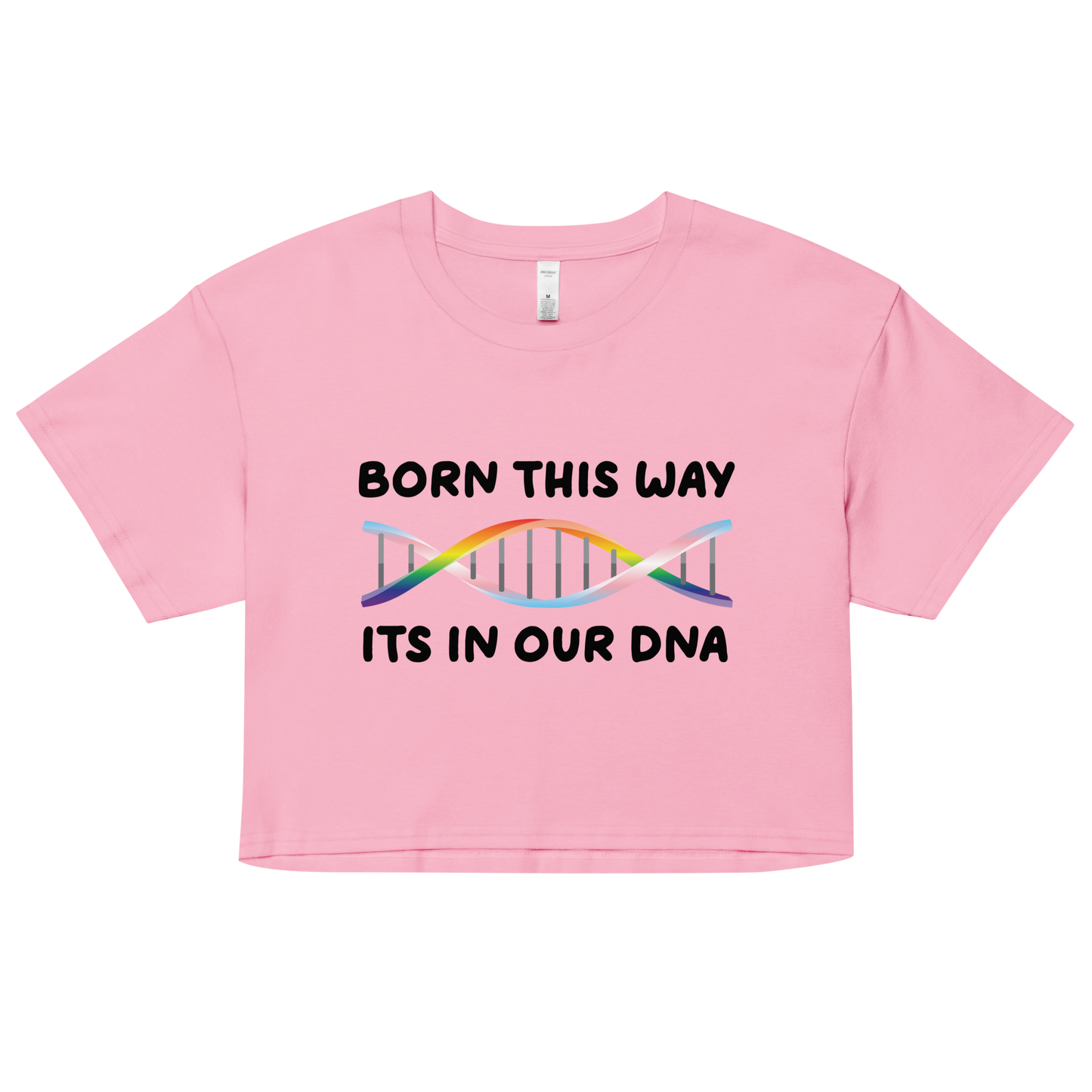 Born This Way - Rainbow/Trans Women’s crop top