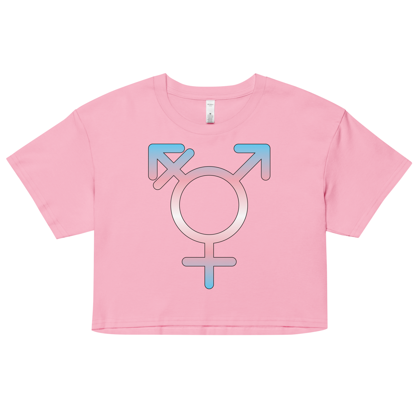 Transgender Symbol - Trans Pride Women’s crop top