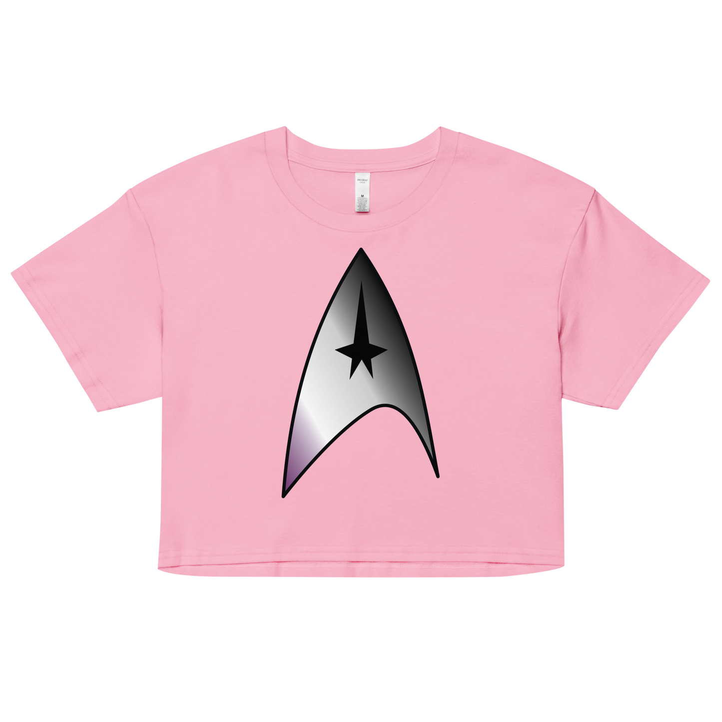 Starfleet Insignia - Asexual/Demisexual Pride Women’s crop top