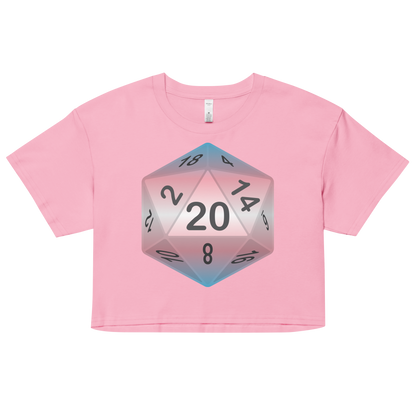 Pride Dice - Transgender Women’s crop top