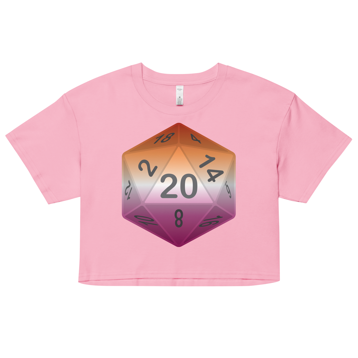 Pride Dice - Lesbian Women’s crop top