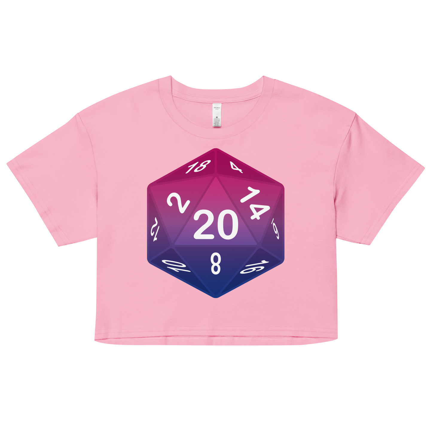 Pride Dice - Bisexual Women’s crop top