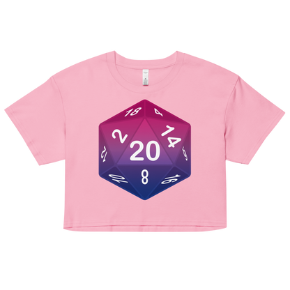 Pride Dice - Bisexual Women’s crop top