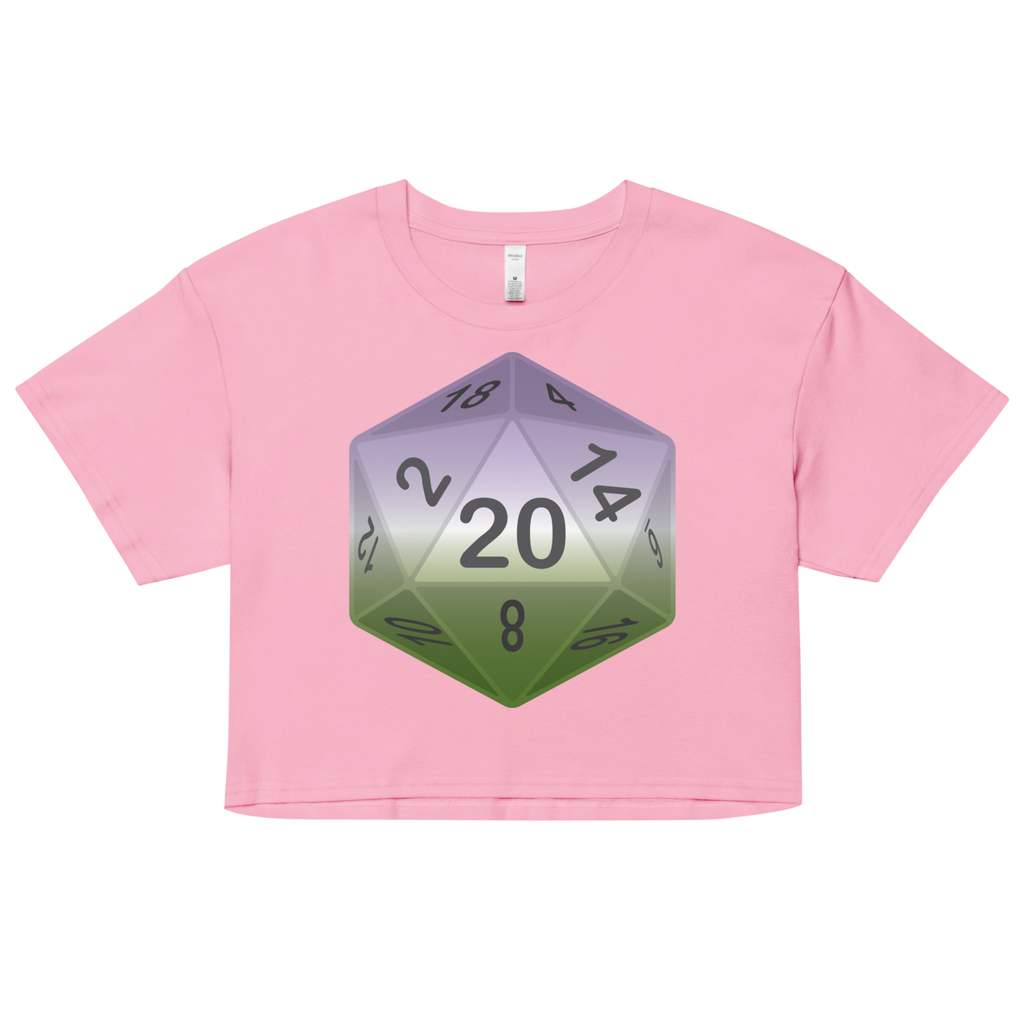 Pride Dice - Genderqueer Women’s crop top