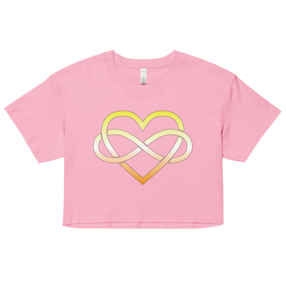 Polyamory Infinity Heart - Maverique Women’s crop top