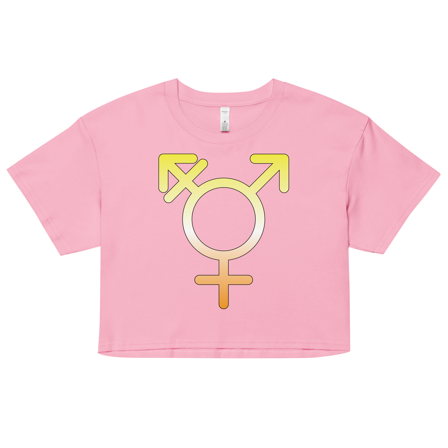 Transgender Symbol - Maverique Pride Women’s crop top