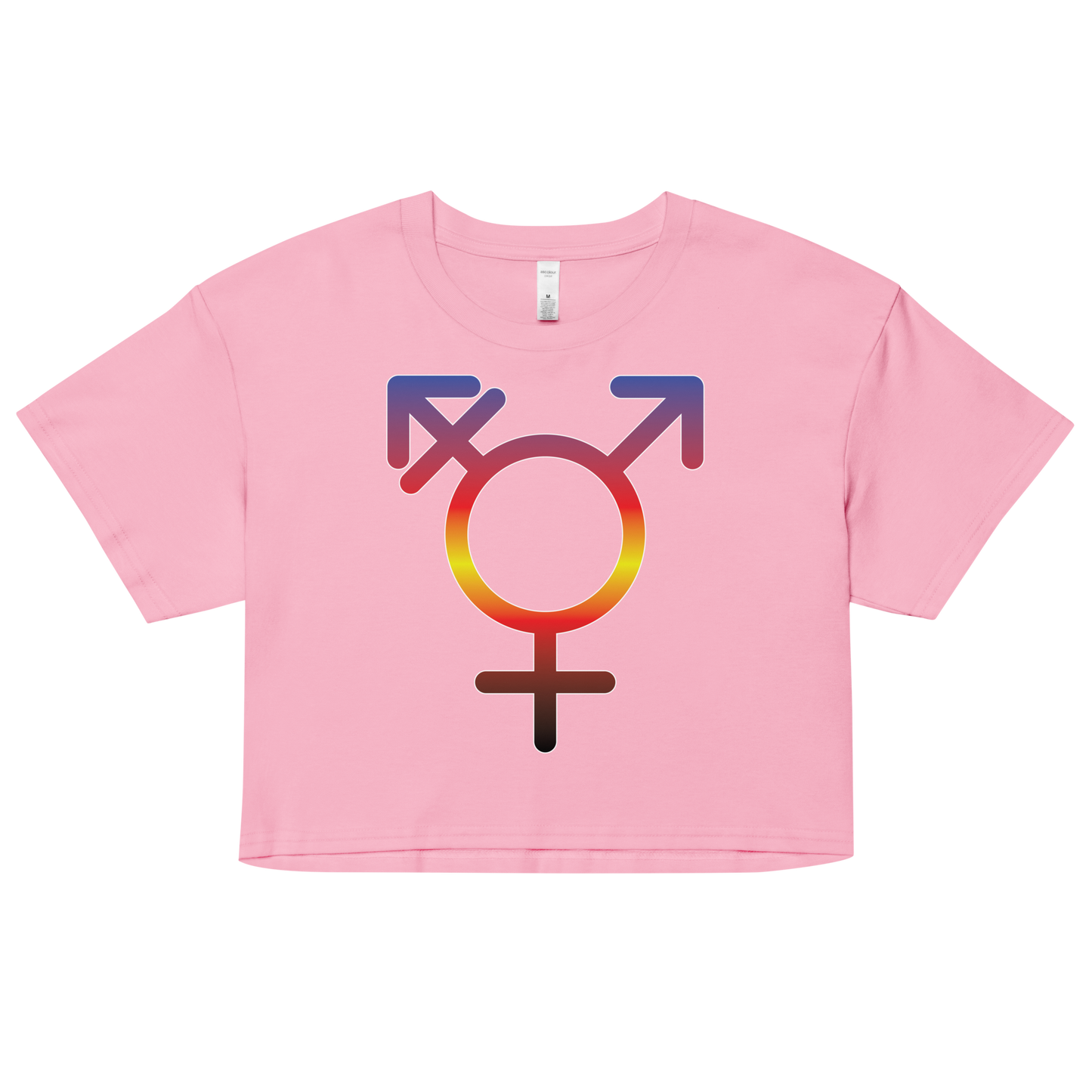 Transgender Symbol - Polyamory Pride Women’s crop top