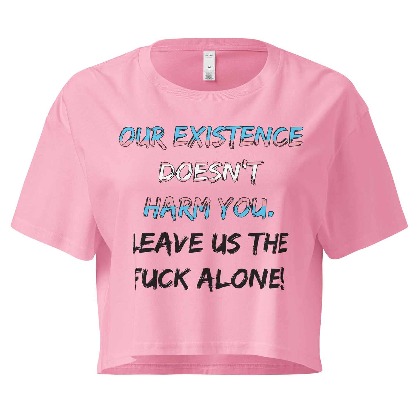 Leave Us Alone Women’s crop top