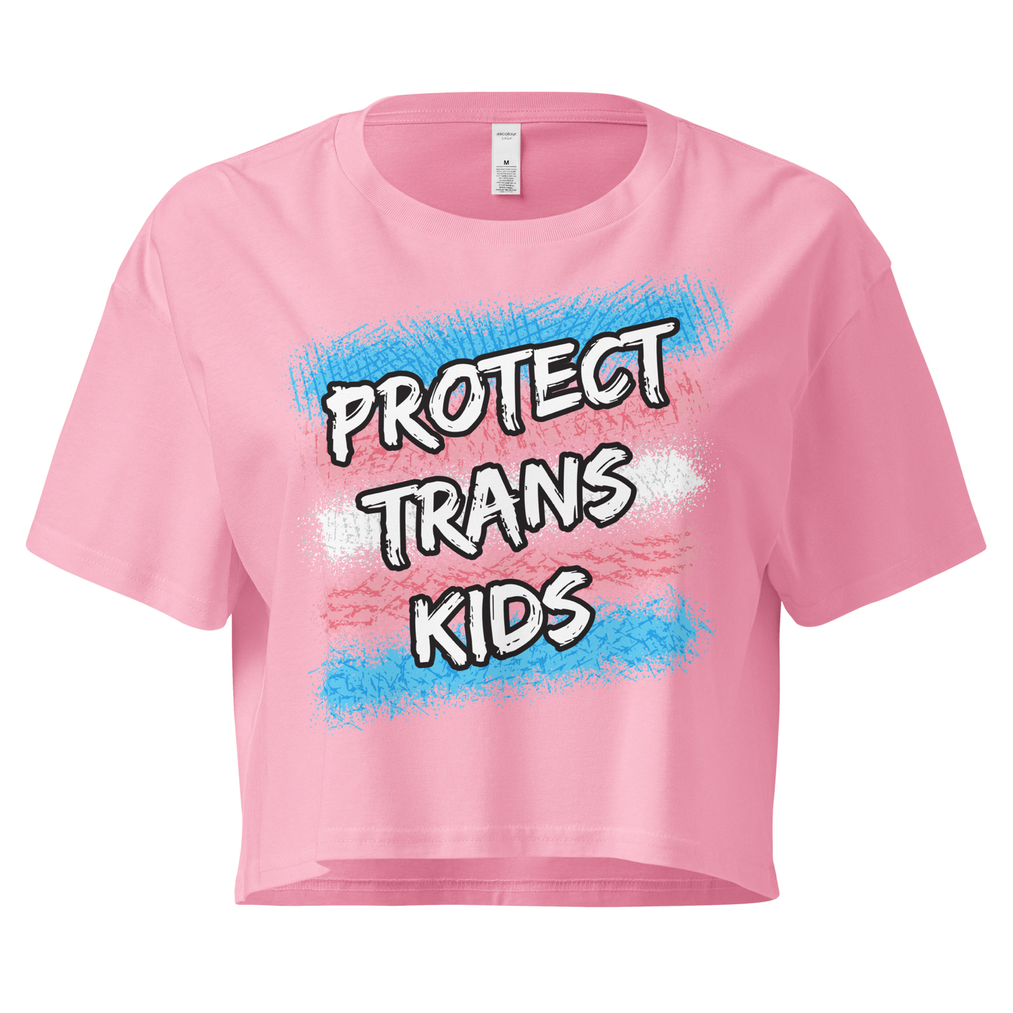 Protect Trans Kids Women’s crop top