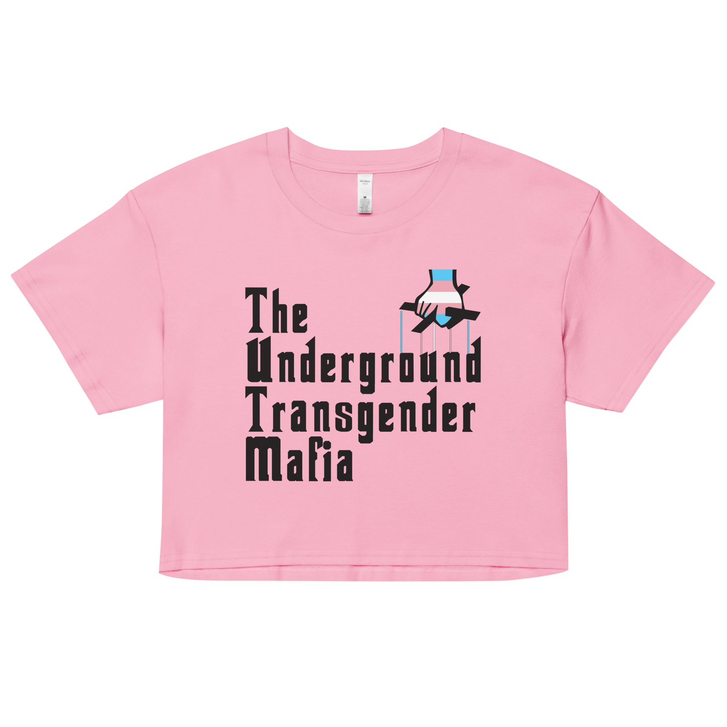 Underground Transgender Mafia Women’s crop top