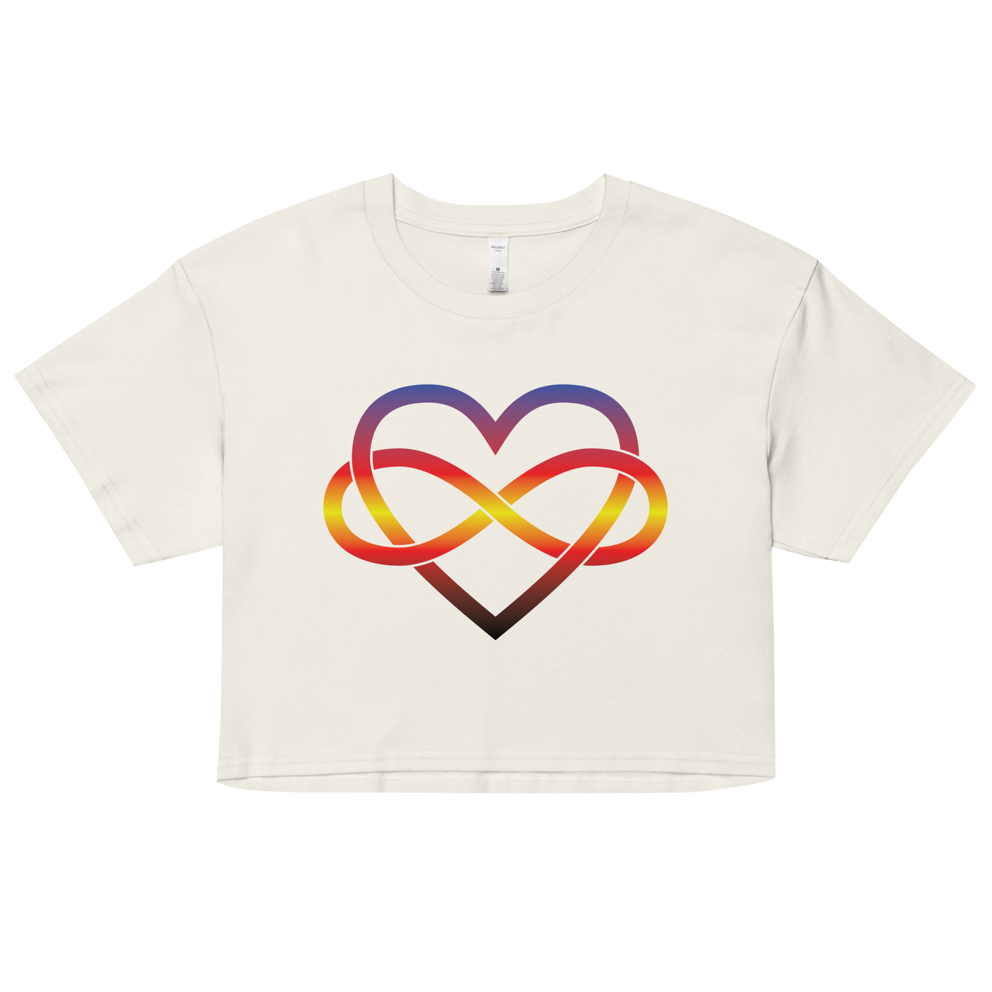 Polyamory Infinity Heart - Polyamory Women’s crop top