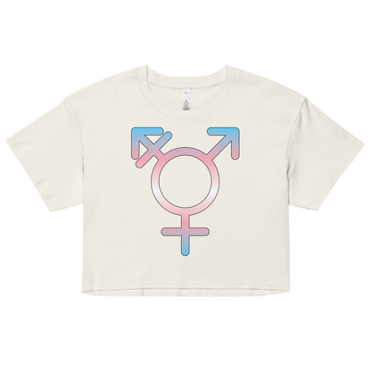 Transgender Symbol - Trans Pride Women’s crop top