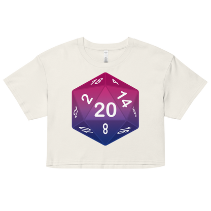 Pride Dice - Bisexual Women’s crop top