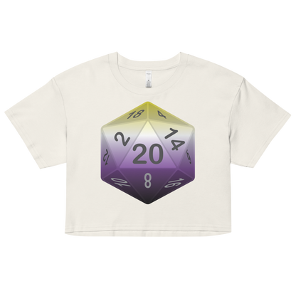 Pride Dice - Non-binary Women’s crop top