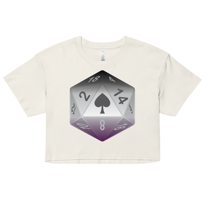 Pride Dice - Asexual Women’s crop top