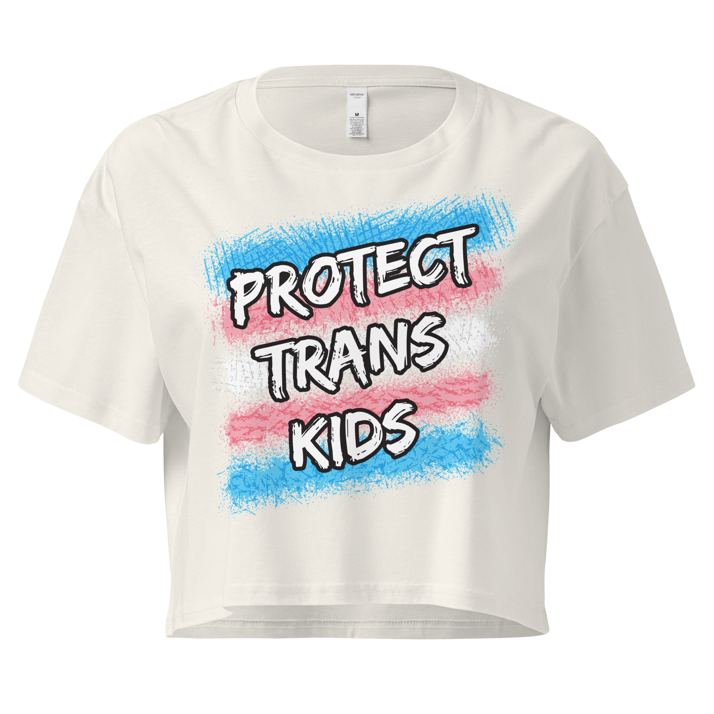 Protect Trans Kids Women’s crop top