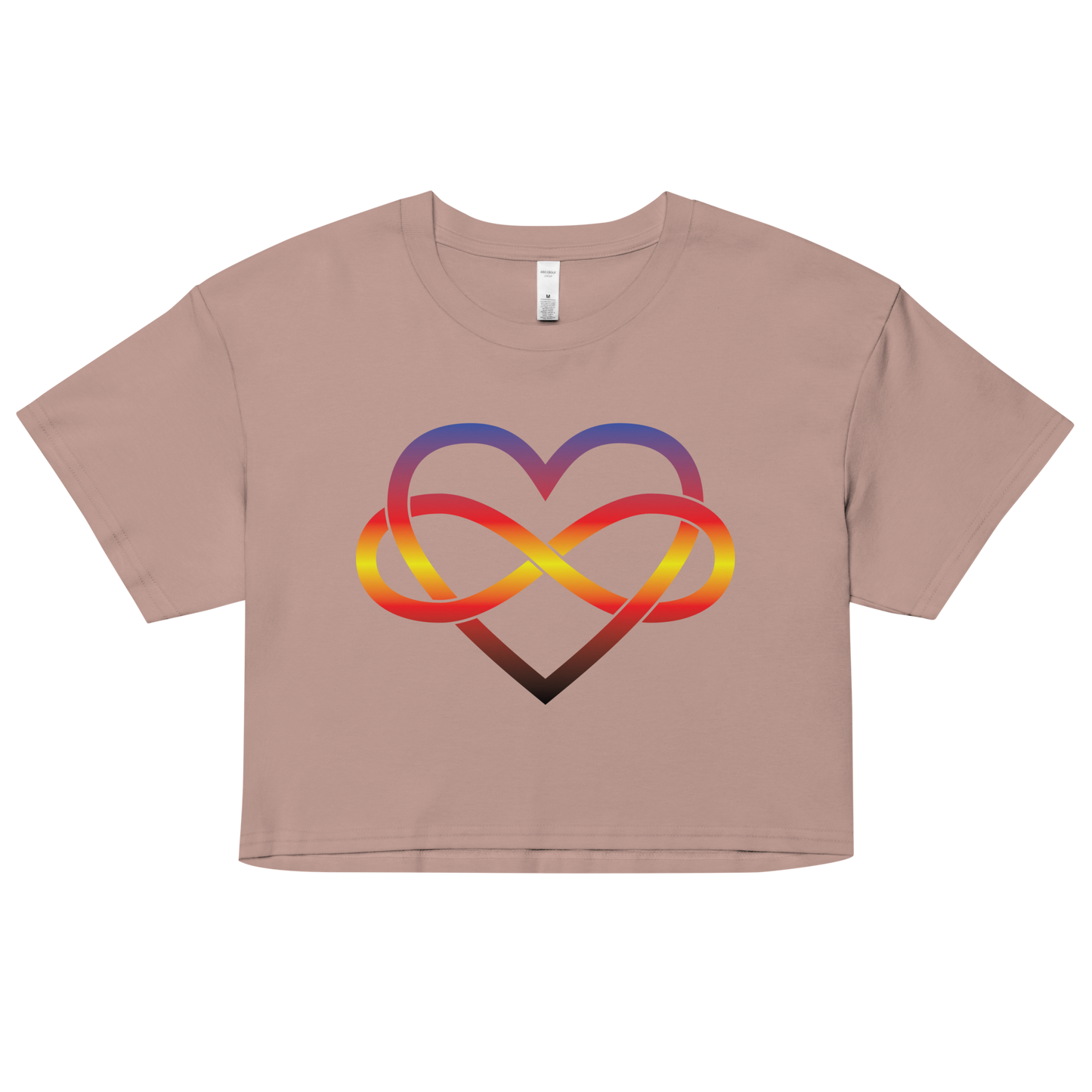 Polyamory Infinity Heart - Polyamory Women’s crop top