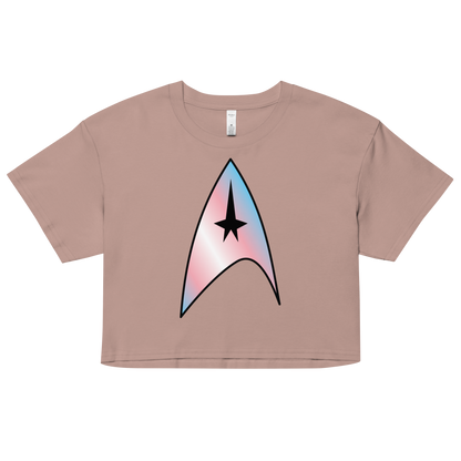 Starfleet Insignia - Trans Pride Women’s crop top