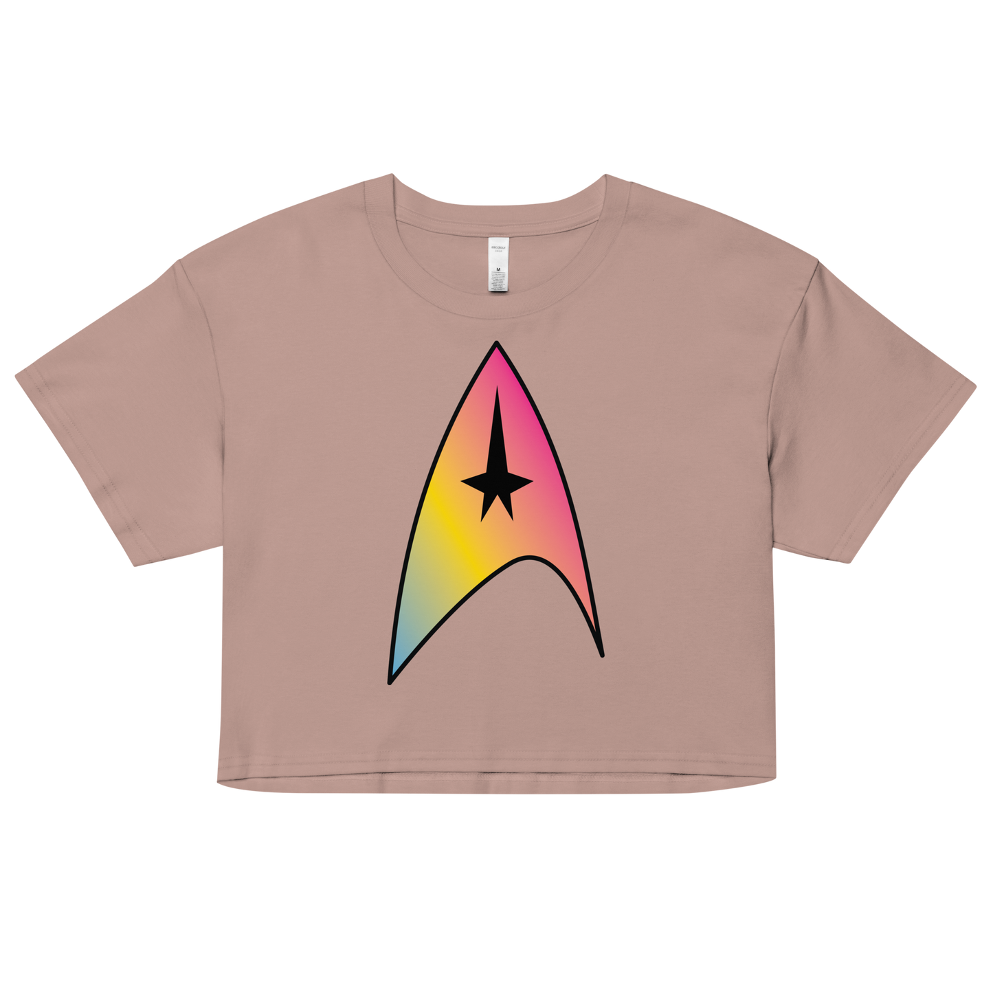 Starfleet Insignia - Pansexual Pride Women’s crop top