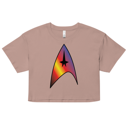 Starfleet Insignia - Polyamory Pride Women’s crop top