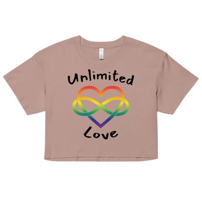 Unlimited Love Women’s crop top