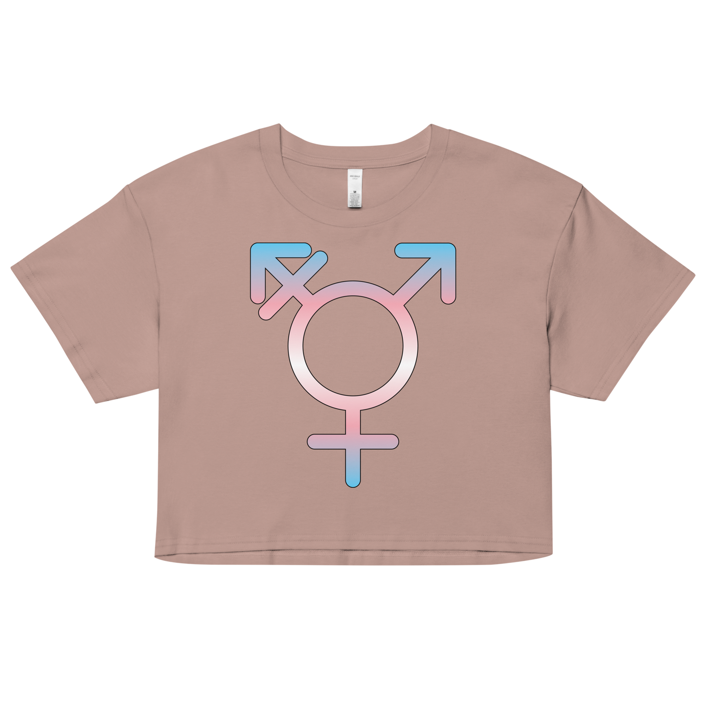 Transgender Symbol - Trans Pride Women’s crop top