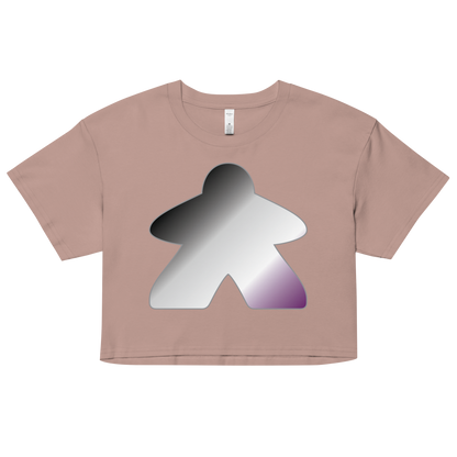 Queerple - Asexual/Demisexual Pride Women’s crop top