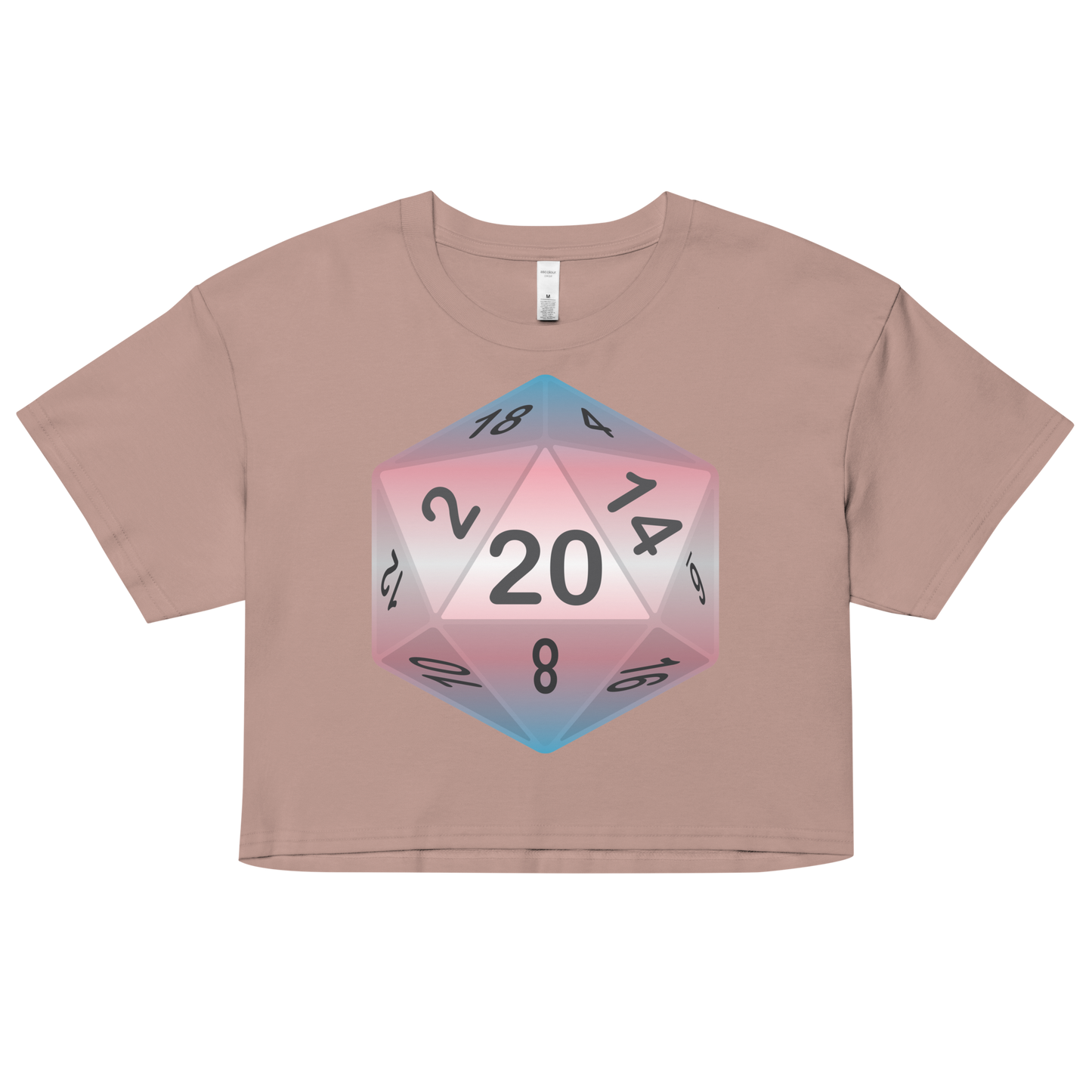 Pride Dice - Transgender Women’s crop top