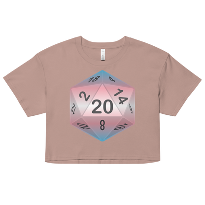 Pride Dice - Transgender Women’s crop top