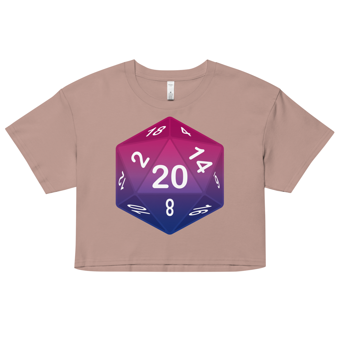 Pride Dice - Bisexual Women’s crop top