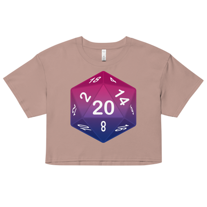 Pride Dice - Bisexual Women’s crop top