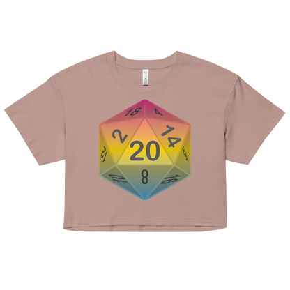 Pride Dice - Pansexual Women’s crop top