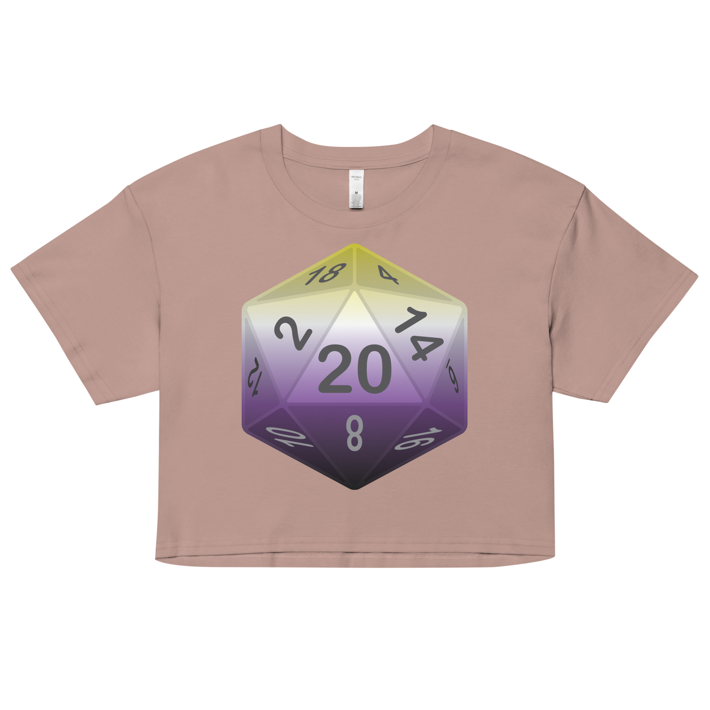 Pride Dice - Non-binary Women’s crop top