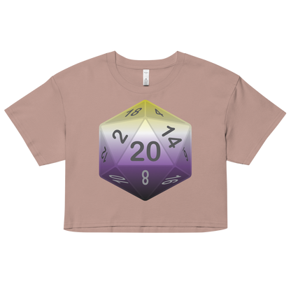 Pride Dice - Non-binary Women’s crop top