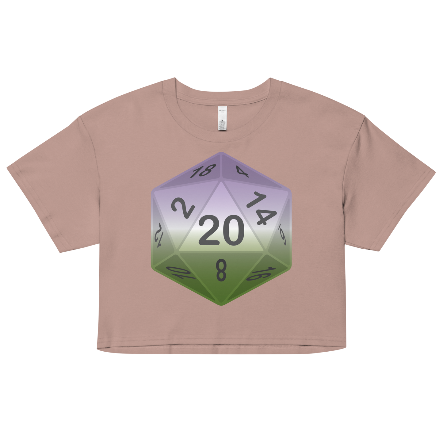 Pride Dice - Genderqueer Women’s crop top