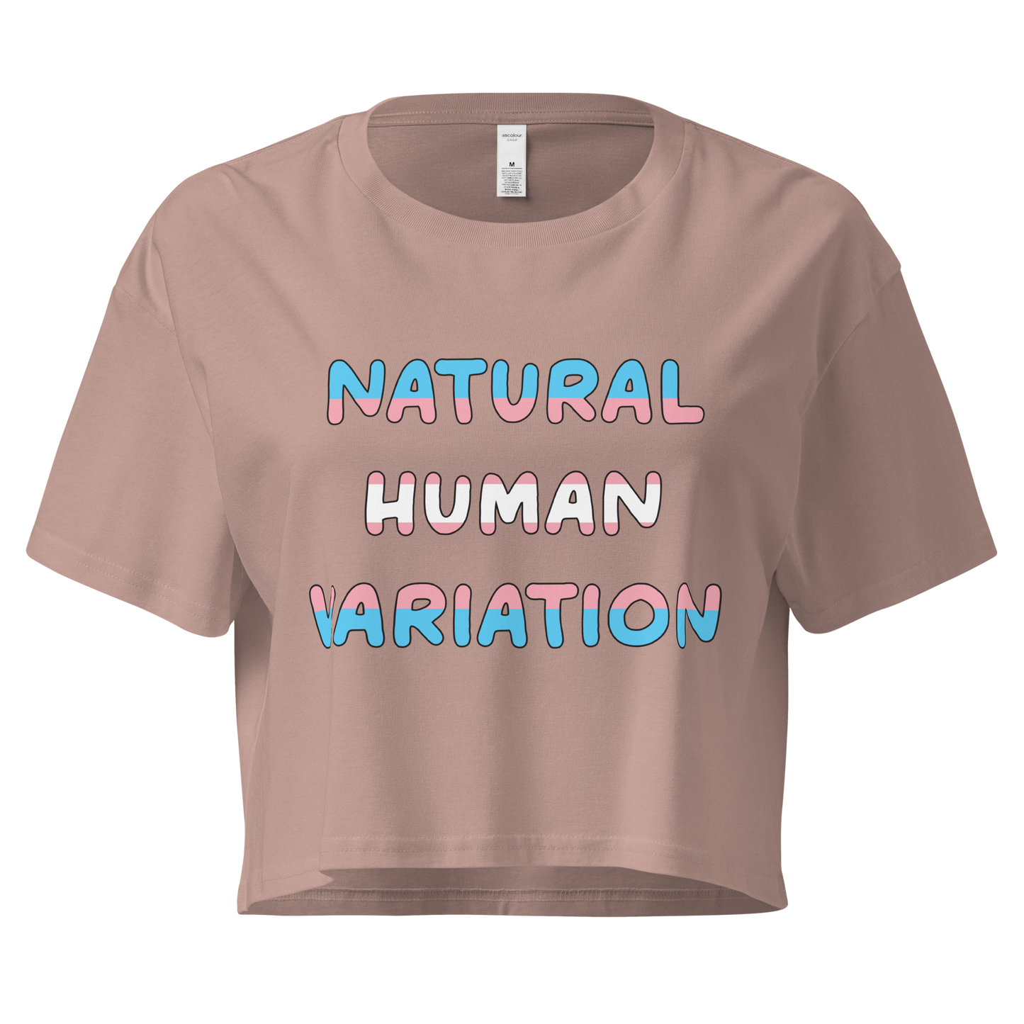 Natural Human Variation Women’s crop top