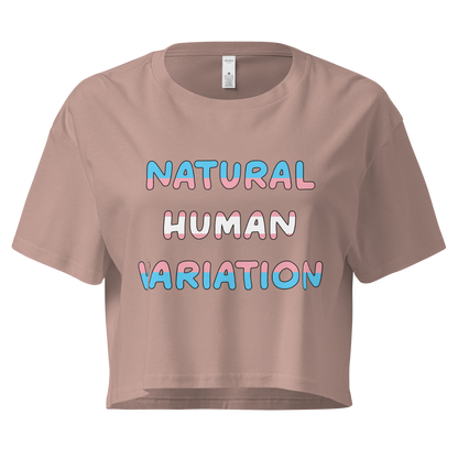 Natural Human Variation Women’s crop top