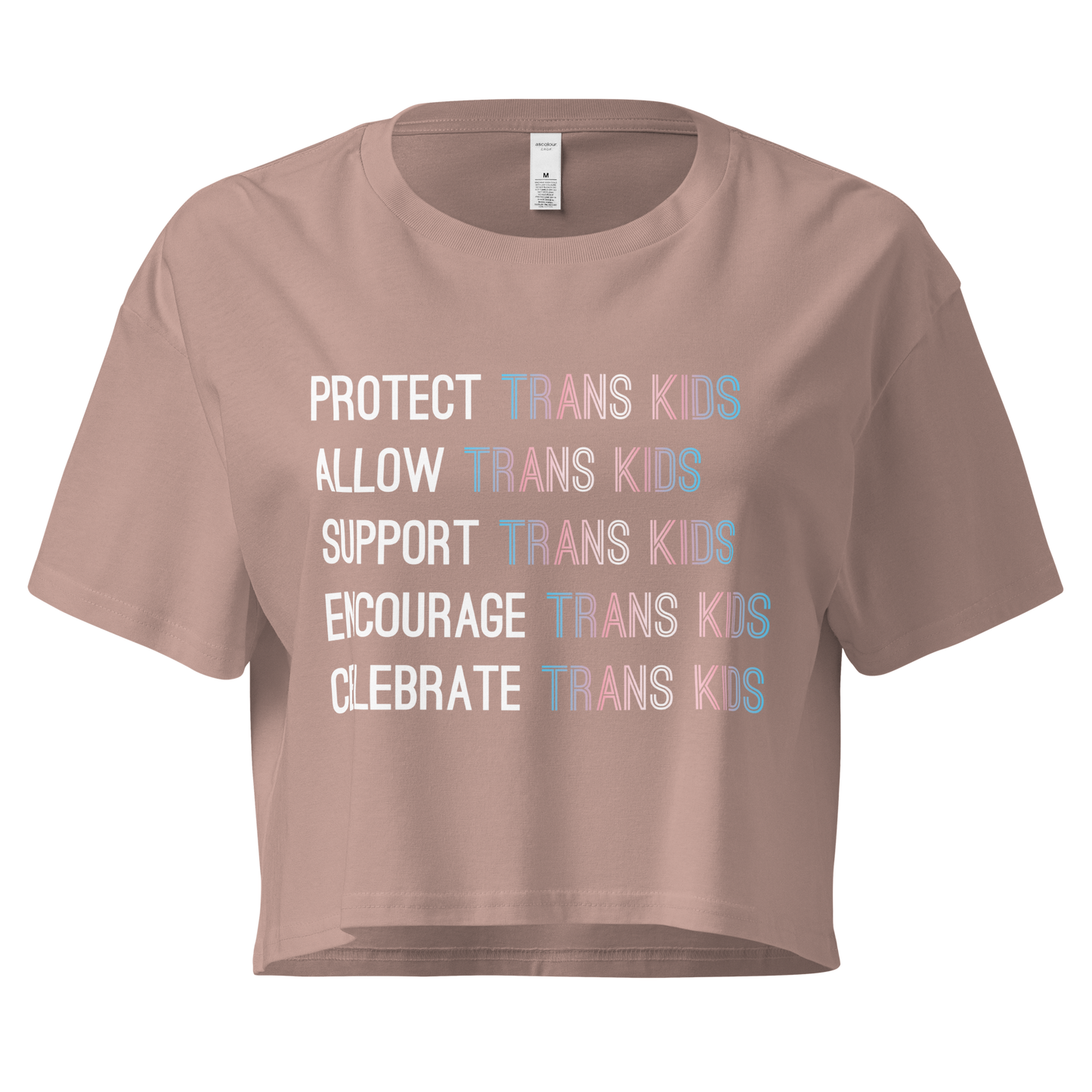 Support Trans Kids Women’s crop top