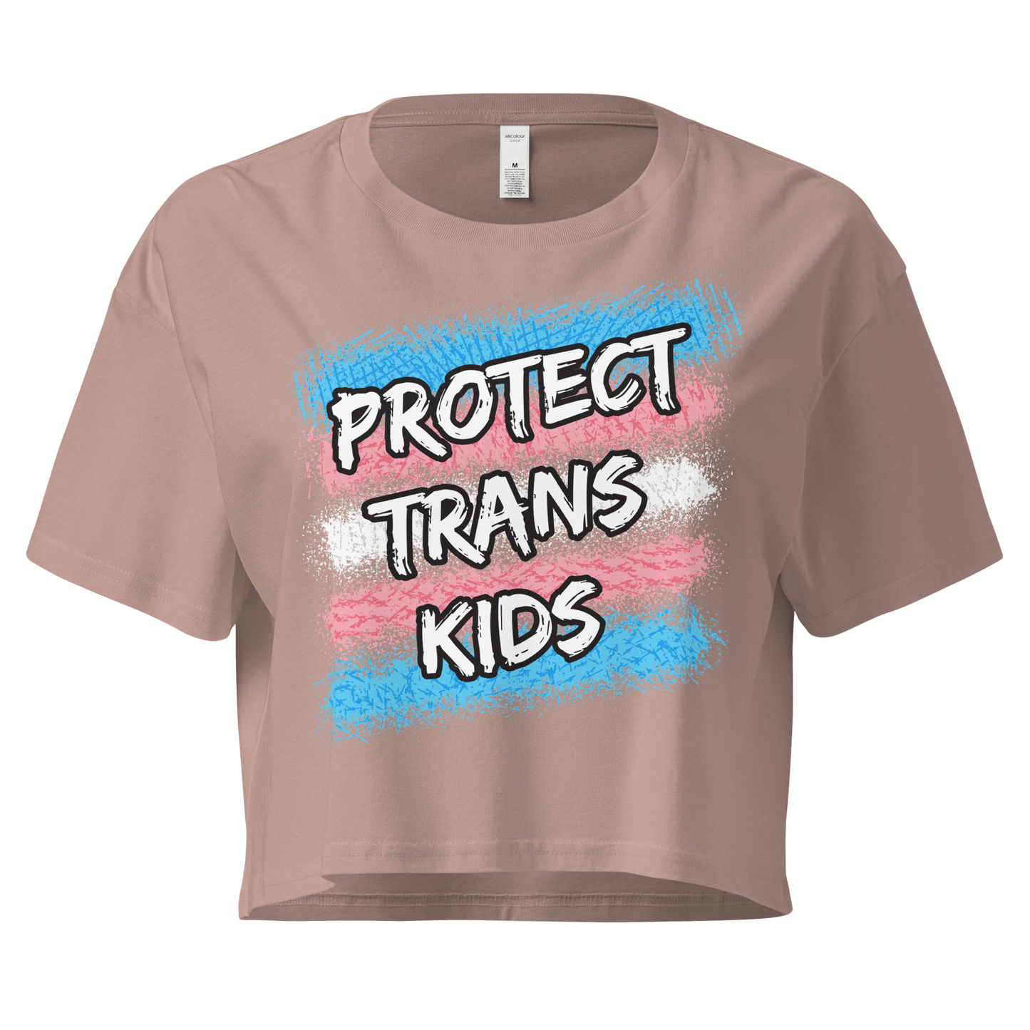 Protect Trans Kids Women’s crop top